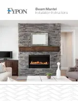 Fypon Beam Mantel Hand Hewn Installation Instructions Manual preview