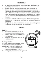 Предварительный просмотр 3 страницы Fysic FB-180 User Manual