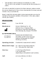 Предварительный просмотр 31 страницы Fysic FB-180 User Manual