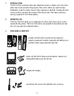 Preview for 3 page of Fysic FDC-250 User Manual