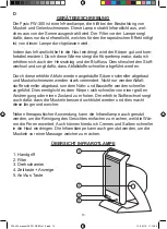 Предварительный просмотр 13 страницы Fysic FW-300 User Manual