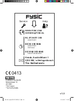 Предварительный просмотр 24 страницы Fysic FW-300 User Manual