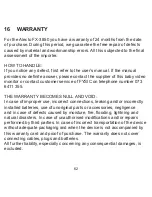 Preview for 62 page of Fysic FX-3850 User Manual