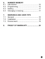 Preview for 3 page of Fysic FX-3920 User Manual