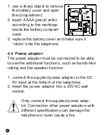 Предварительный просмотр 8 страницы Fysic FX-3950 User Manual