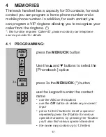 Предварительный просмотр 17 страницы Fysic FX-5700 User Manual