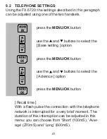 Предварительный просмотр 41 страницы Fysic FX-5700 User Manual