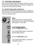 Предварительный просмотр 45 страницы Fysic FX-5700 User Manual