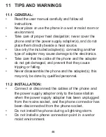 Предварительный просмотр 48 страницы Fysic FX-5700 User Manual