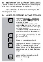 Предварительный просмотр 77 страницы Fysic FX-8025 Manual