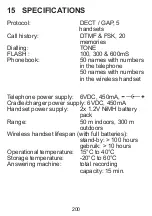 Предварительный просмотр 200 страницы Fysic FX-8025 Manual