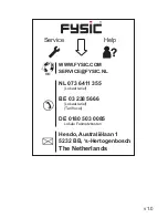 Предварительный просмотр 62 страницы Fysic FXA-90 User Manual