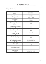 Preview for 6 page of Fytech FYMIG300 Instruction Manual