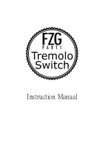 FZG Parts Tremolo Switch Instruction Manual preview