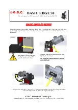 Предварительный просмотр 11 страницы G.B.C BASIC EDGE 50 Instruction Manual