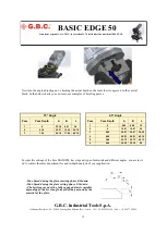 Предварительный просмотр 13 страницы G.B.C BASIC EDGE 50 Instruction Manual