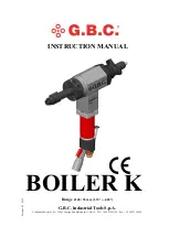 Preview for 1 page of G.B.C BOILER K Instruction Manual