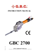 G.B.C GBC 2700 Instruction Manual preview
