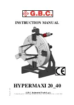 G.B.C HYPERMAXI 20 Instruction Manual предпросмотр