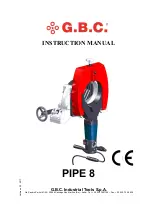 Preview for 1 page of G.B.C PIPE 8 Instruction Manual