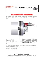 Предварительный просмотр 5 страницы G.B.C SUPERMAXI 7-24 Instruction Manual