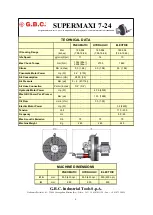 Предварительный просмотр 6 страницы G.B.C SUPERMAXI 7-24 Instruction Manual