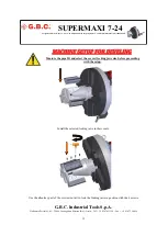 Предварительный просмотр 13 страницы G.B.C SUPERMAXI 7-24 Instruction Manual