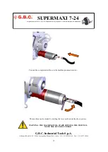 Предварительный просмотр 15 страницы G.B.C SUPERMAXI 7-24 Instruction Manual