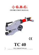 Предварительный просмотр 1 страницы G.B.C TC 40 Instruction Manual