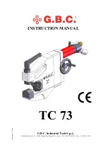 G.B.C TC 73 Instruction Manual preview