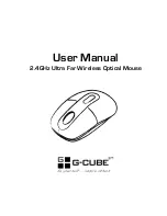 G-Cube 2.4GHz Ultra Far Wireless Optical Mouse User Manual preview