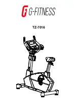 G-FITNESS TZ-7016 Owner'S Manual предпросмотр