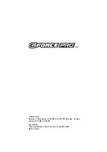 Preview for 20 page of G-Force 060-1324-0 Operator'S Manual