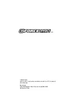 Preview for 39 page of G-Force 060-1324-0 Operator'S Manual