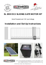 G-Force SL 2000 DC2 Installation And Setup Instructions preview