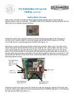 Preview for 8 page of G-Force SL Series Installation And Setup Instructions