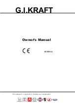 G.I.KRAFT GI35114 Owner'S Manual preview