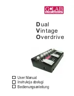 G-Lab Dual Vintage Overdrive User Manual предпросмотр