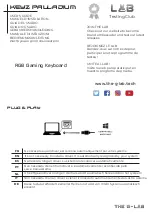 G-Lab Keyz Palladium User Manual preview