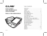 G-Lab MD4140 Instruction Manual предпросмотр