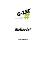 Предварительный просмотр 1 страницы G-LEC Solaris + User Manual