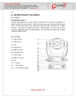 Preview for 7 page of g-lites 250S User Manual