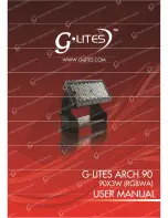 Preview for 1 page of g-lites ARCH 90 90X3W User Manual
