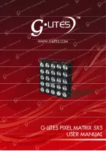 g-lites PIXEL MATRIX 5X5 User Manual preview