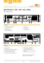 Предварительный просмотр 1 страницы G+M Elektronik BO-CD-100-4 Manual