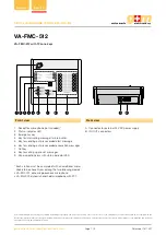 G+M Elektronik VA-FMC-512 Manual preview