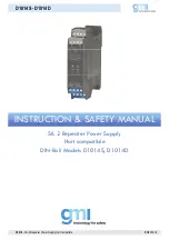 Preview for 1 page of G.M. International D1014D Instruction & Safety Manual