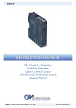 G.M. International D5231E Instruction Manual предпросмотр