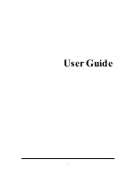 Preview for 1 page of G.Mate YOPY User Manual