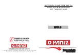 G. Paniz BPR 5 Instruction Manual preview